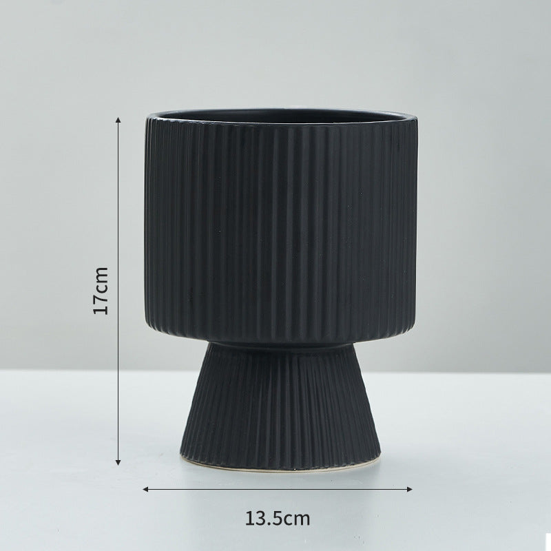Vaso ceramica righe