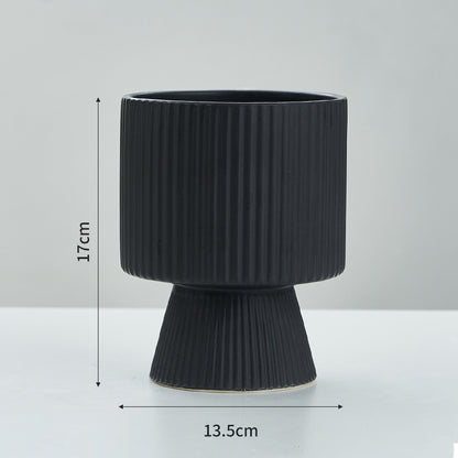 Vaso ceramica righe