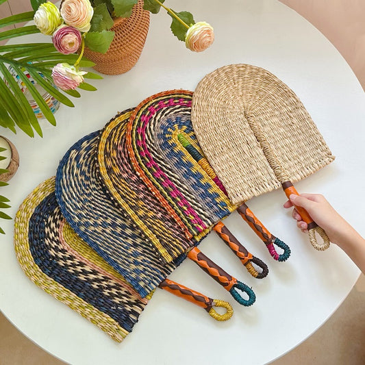 Arazzo Ventilatori in rattan africani