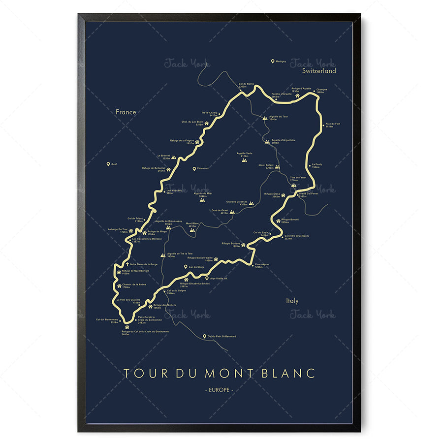 Stampa mappa escursionistica