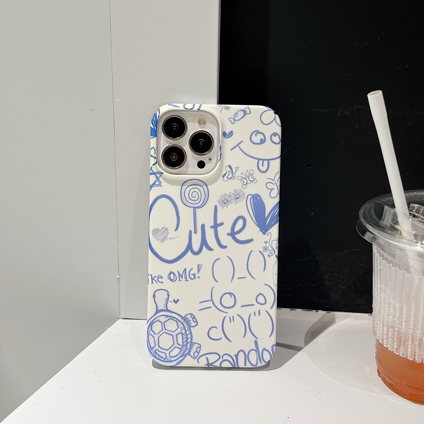 Custodia telefono plastica dipinta
