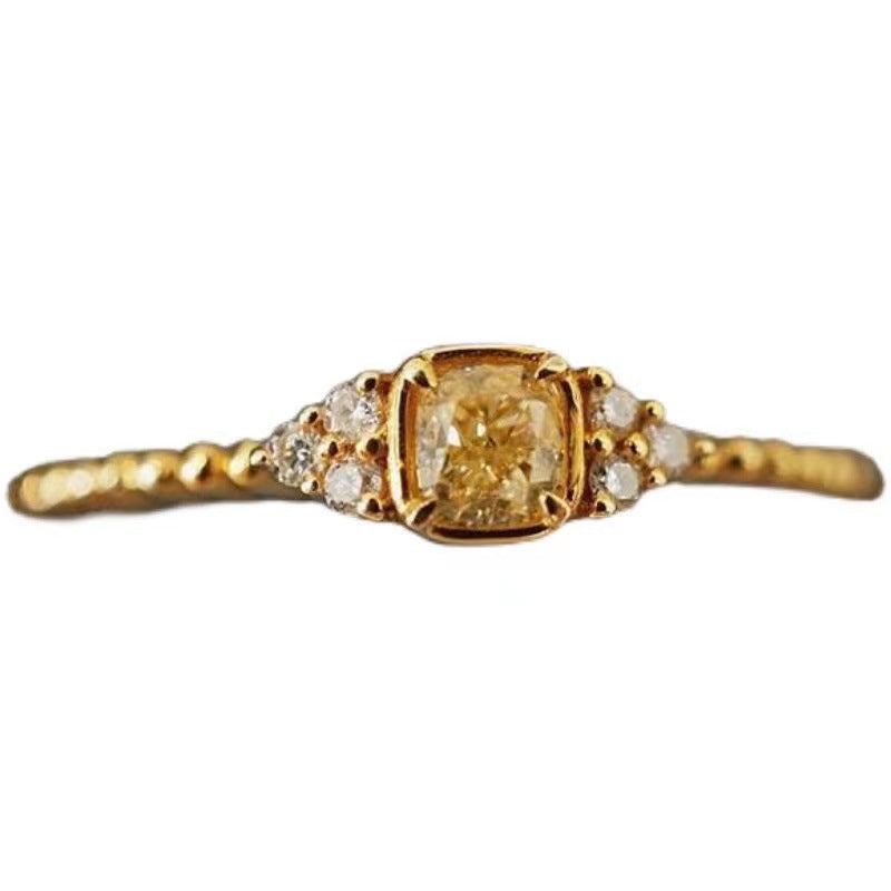 Anello Citrino Naturale
