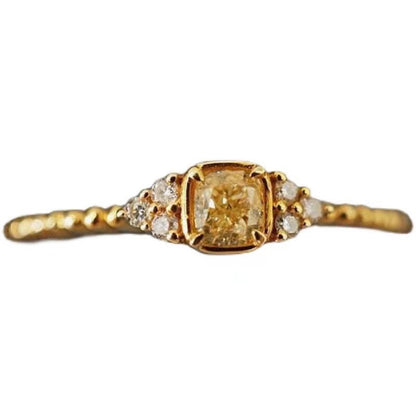 Anello Citrino Naturale