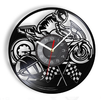 Orologio da parete Bicicletta neon industriale