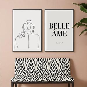 Quadro Donna Minimale