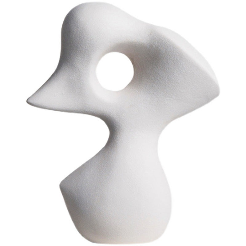 Scultura in ceramica astratta