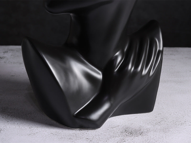 Scultura ceramica volto