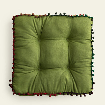 Cuscino con Pompon Nordico