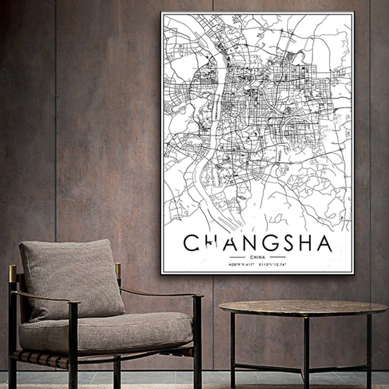 Poster Mappa Città