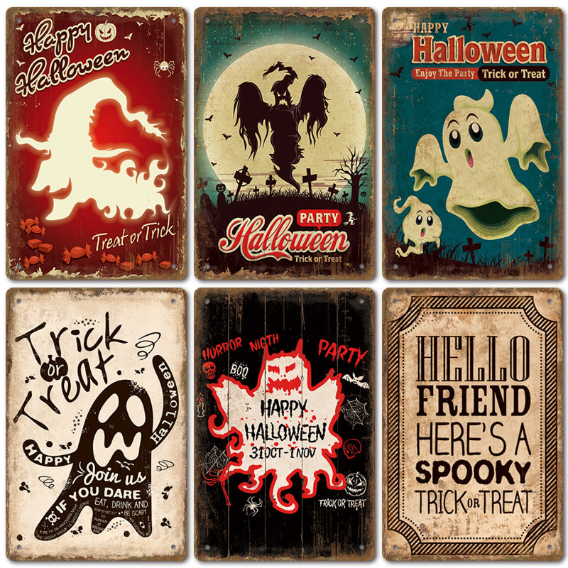 Quadro Halloween ferro