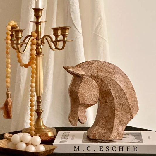 Decorazione cavallo astratta