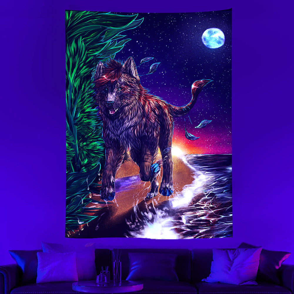Arazzo Neon Animali