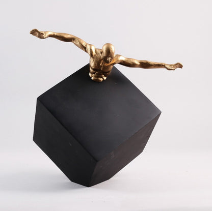 Scultura atleta moderna