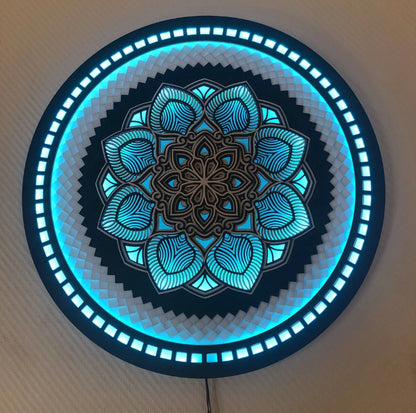 Pendente rotondo bohemien