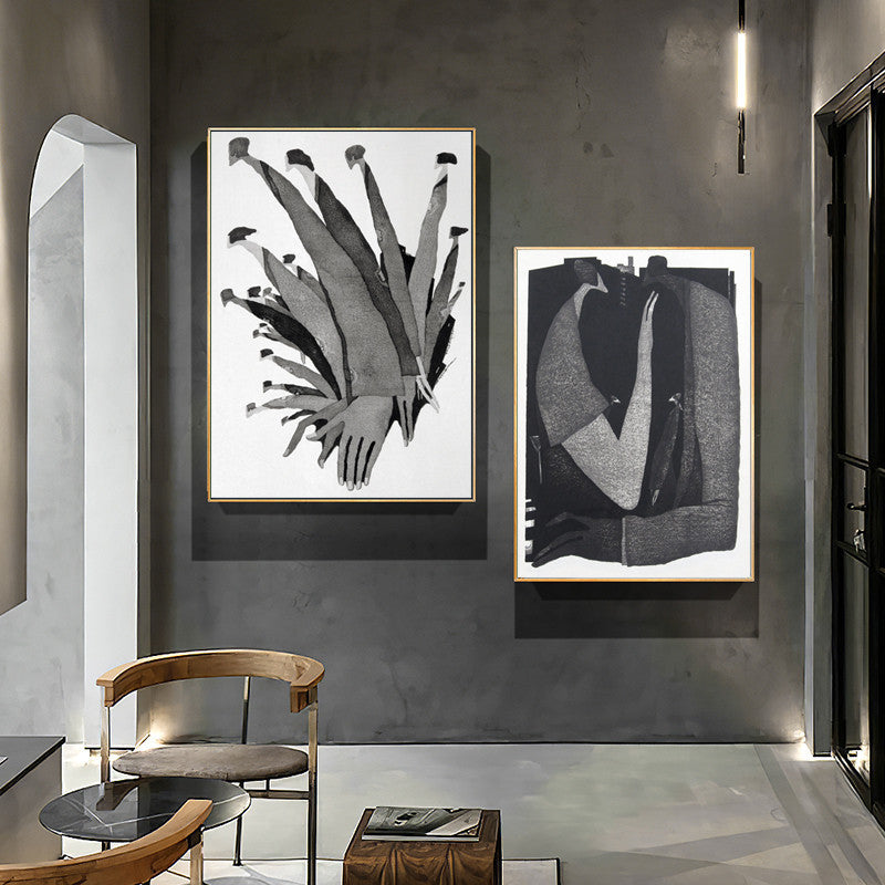 Quadro linee geometriche
