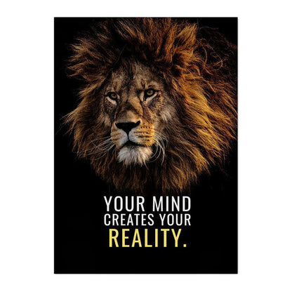 Poster Tigre bianco e nero