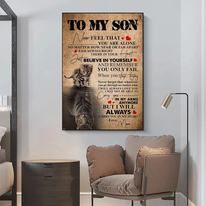 Quadro Messaggio d'Amore