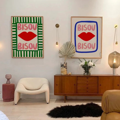 Quadro con scritta