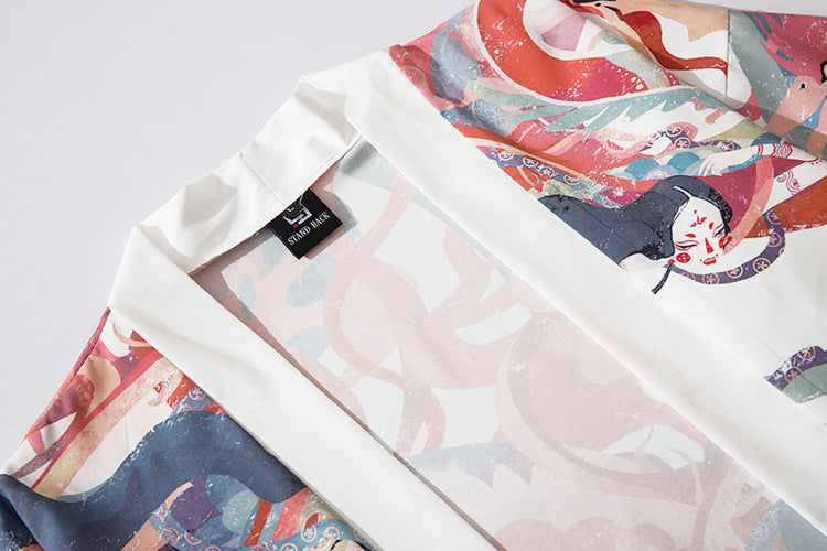 Camicia stile Hanfu stampa drago