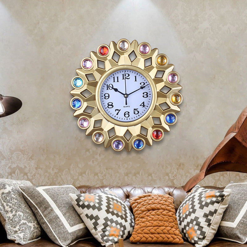 Orologio da parete Cristalli ornamentali