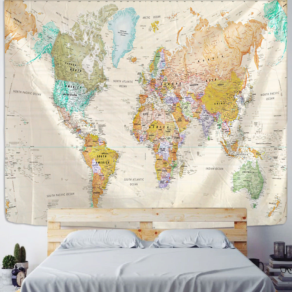Tappezzeria mappa mondiale