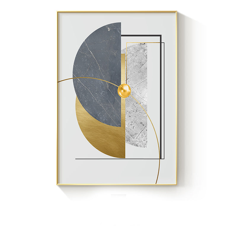 Quadro geometrico dorato