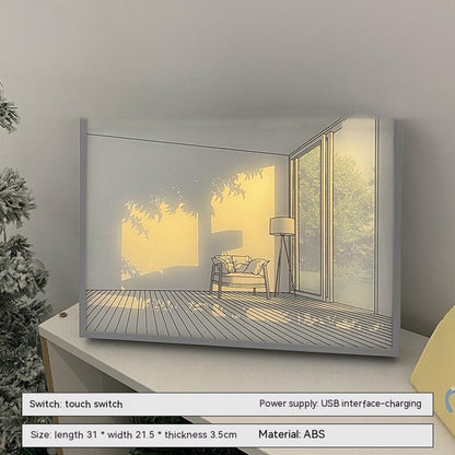 Quadro Minimalista Luminoso