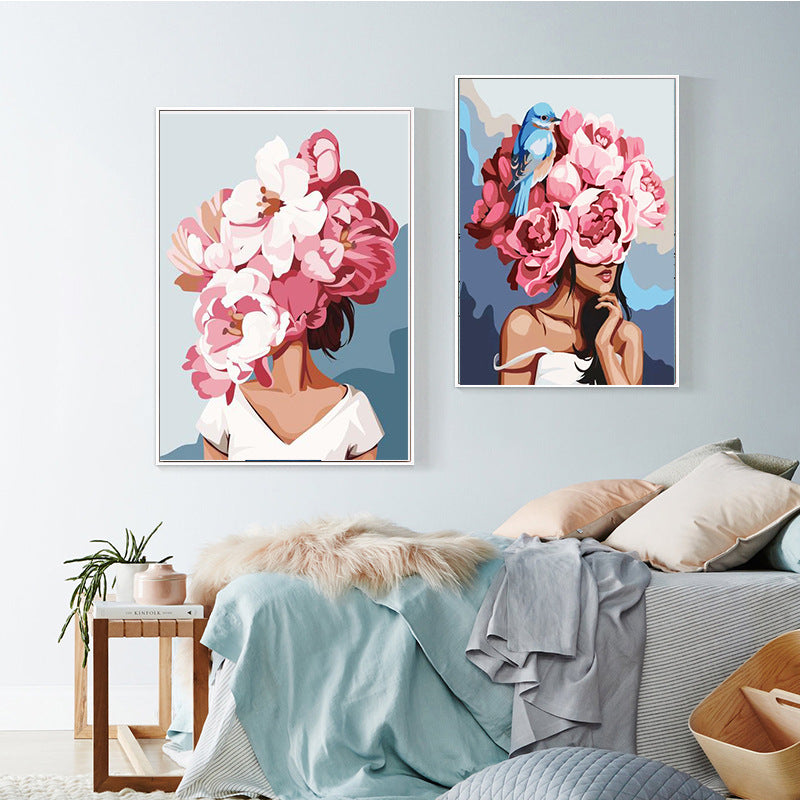 Quadro da dipingere paesaggio nordico
