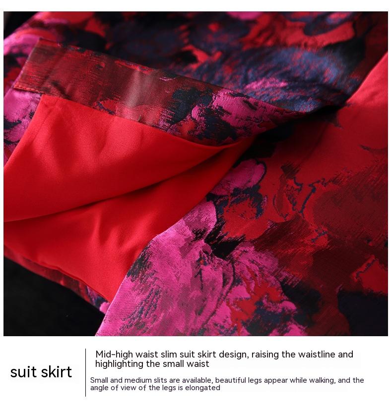 Abito Jacquard Dipinto