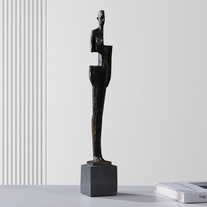 Scultura astratta resina