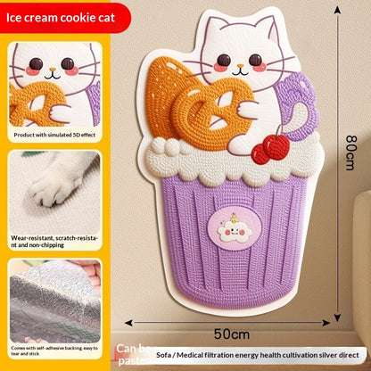 Adesivo murale gatto 3D