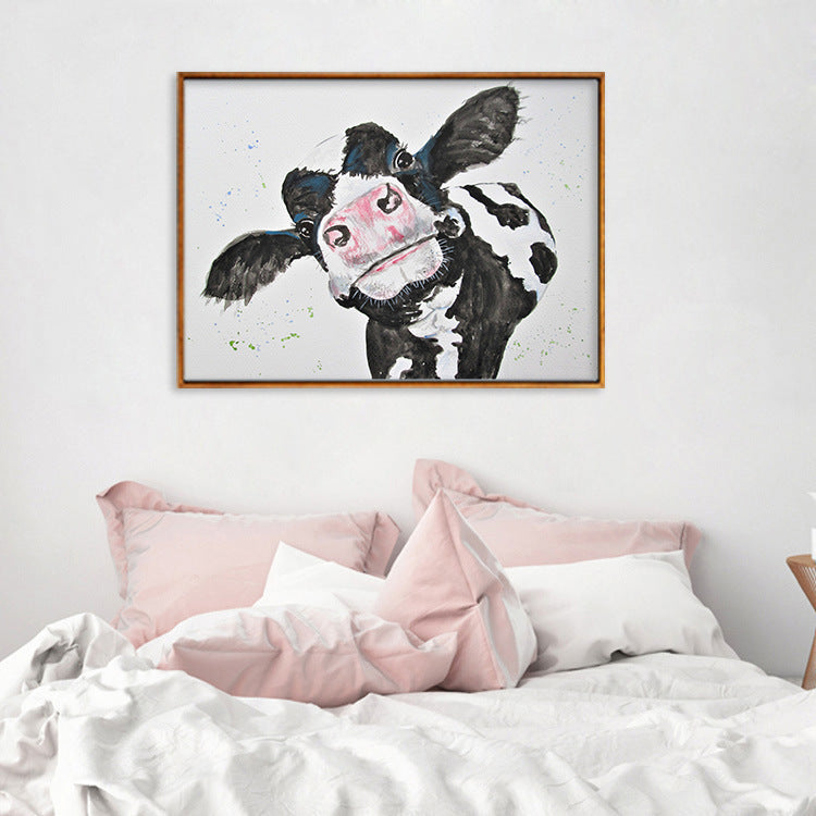 Quadro Bianco e Nero Mucca