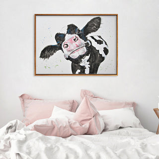 Quadro Bianco e Nero Mucca