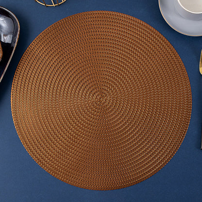 Sottobicchiere rafia piatto trama chevron