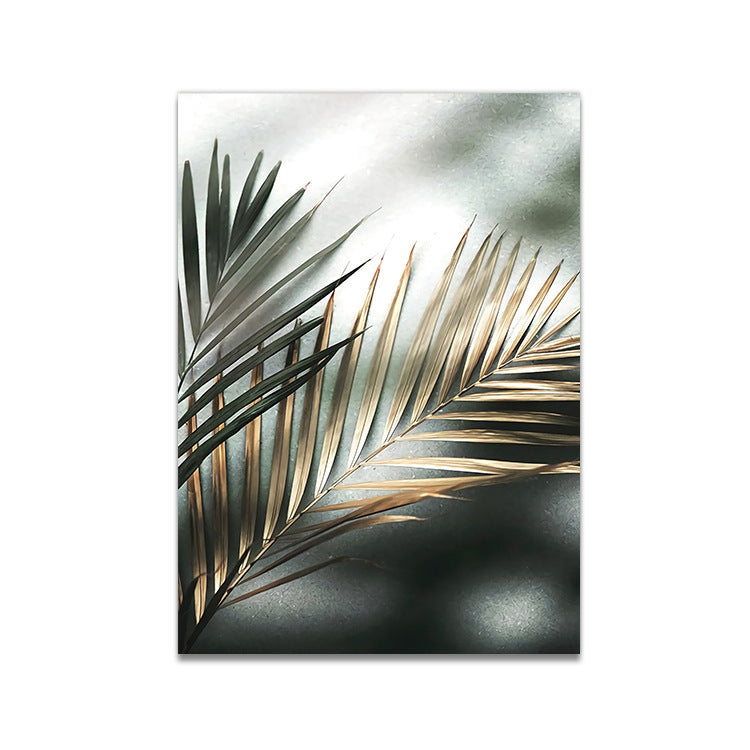 Quadro foglie verdi
