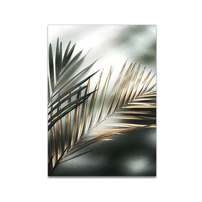 Quadro foglie verdi