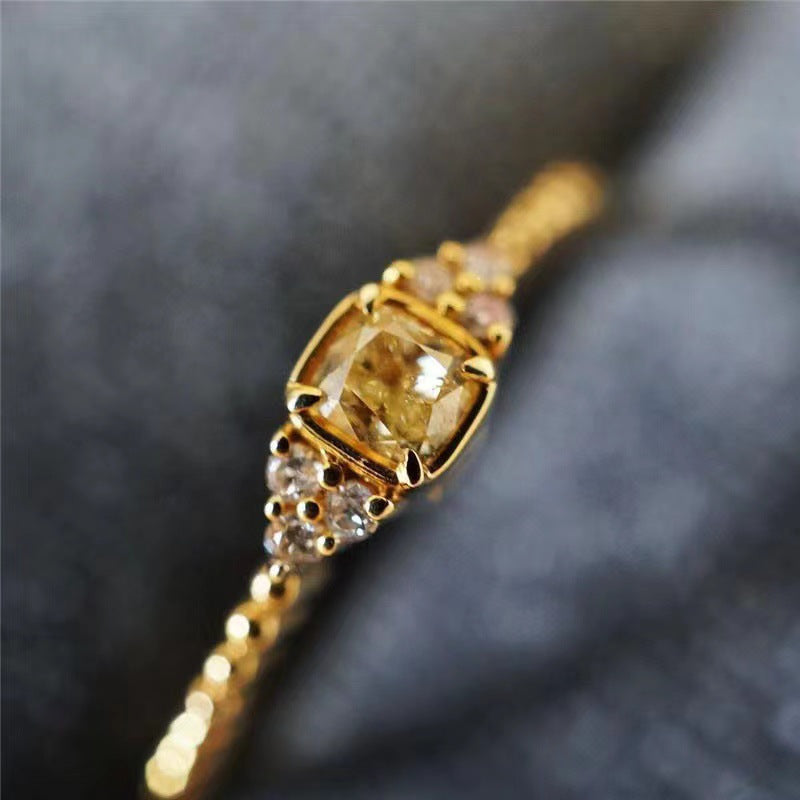 Anello Citrino Naturale