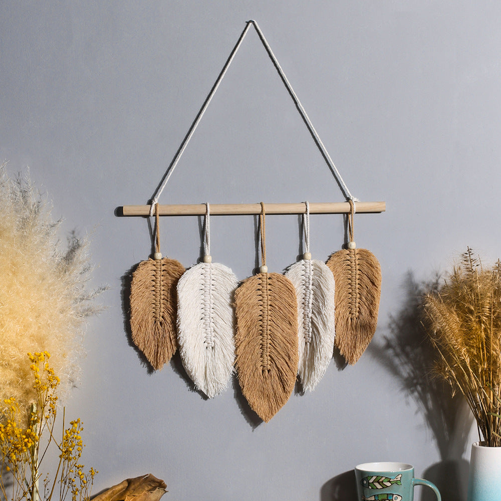 Arazzo cotone foglie