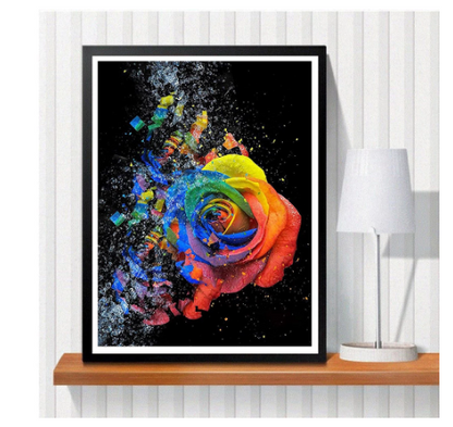 Diamond Painting Rosa