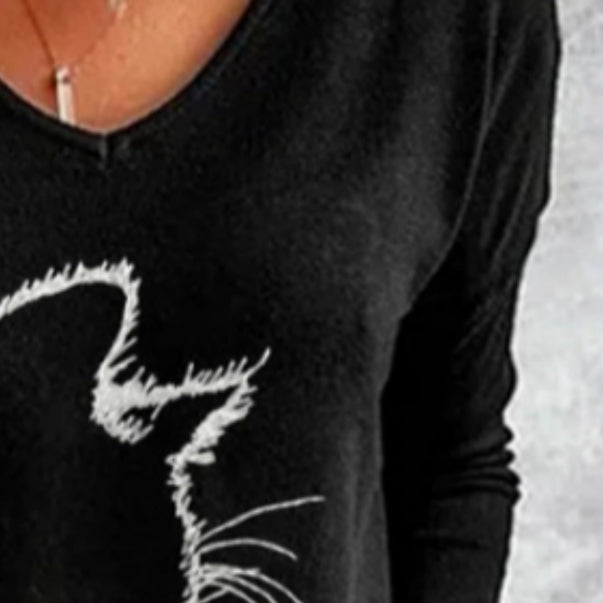 T-shirt manica lunga stampa 3D