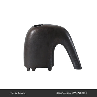 Vaso ceramica astratto