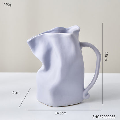 Vaso Ceramica Dorata