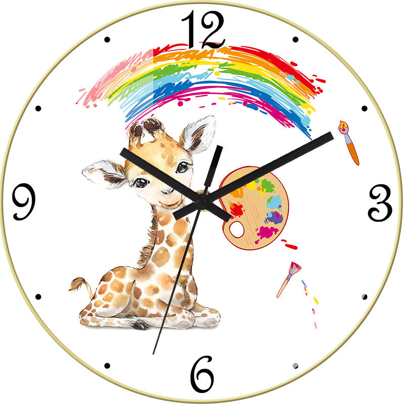 Orologio da parete Leone arcobaleno