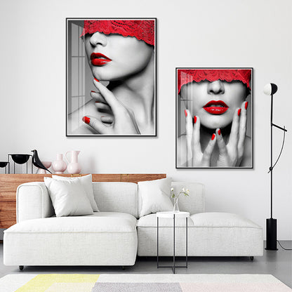 Quadro nordico figure bianco e nero