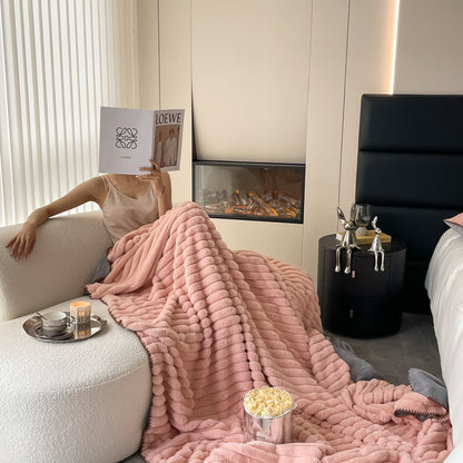Coperta pile coniglio