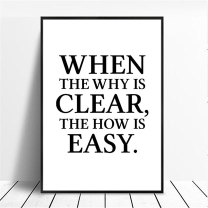 Quadro Frase Minimalista