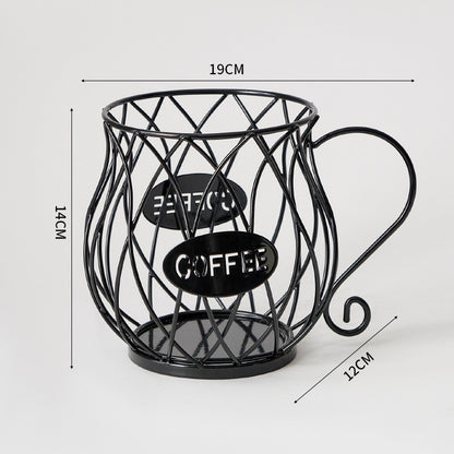 Contenitore caffè ferro