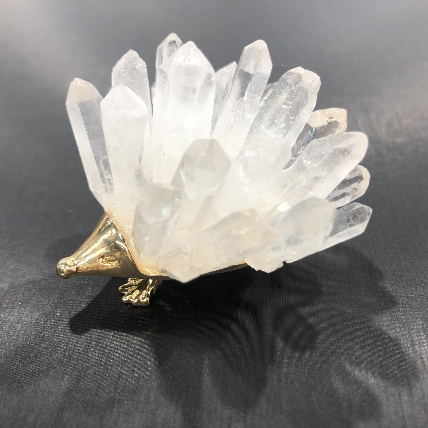 Scultura Riccio Cristallo
