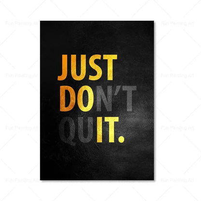 Poster Citazioni in lettere dorate