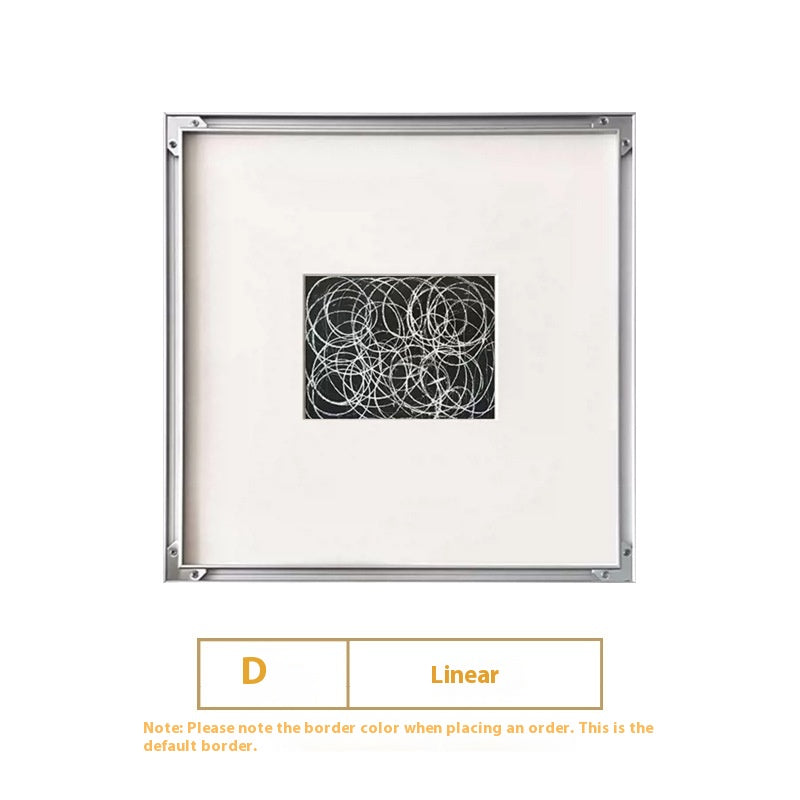 Quadro Linee Bianco Nero